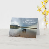 Betrouwbare maatwerker Verlies van een Dog Sympath Kaart (Gele Bloem)