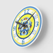 Betrouwbare patroonklok ronde klok (Hoek)