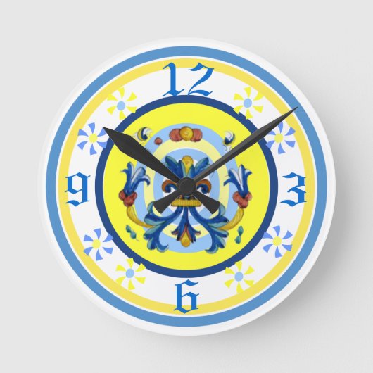 Betrouwbare patroonklok ronde klok (Voorkant)