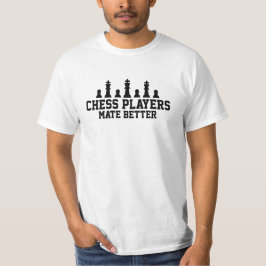 Betrouwbare schaakspelers t-shirt