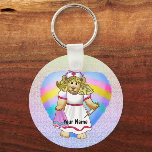 Betsy Beer Verpleegster Sleutelhanger (Voorkant)