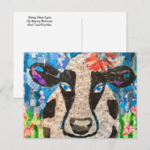 Betsy Blue Eyes Briefkaart (Voorkant / Achterkant)