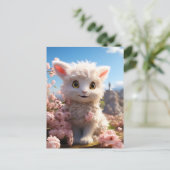 Betsy - De knuffel baby geit Briefkaart (Staand voorkant)