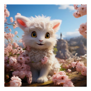 Betsy - De knuffel baby geit Perfect Poster