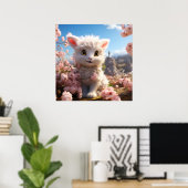 Betsy - De knuffel baby geit Poster (Thuiskantoor)
