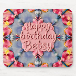 BETSY ~ Floral Birthday Greeting ~ Muismat