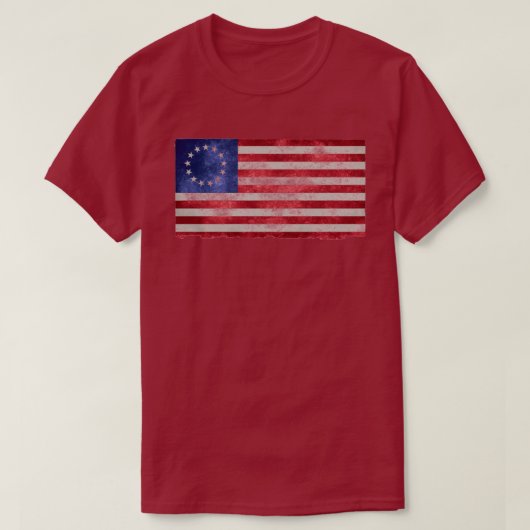 betsy roos to shirt american flag 1776 (Design voorkant)