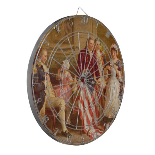 Betsy Ross, 1777 (Amerikaanse geschiedenis) (Veren Dartbord (Voorkant Links)