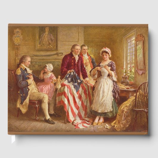 Betsy Ross, 1777 (Amerikaanse geschiedenis) (Veren Gastenboek (Voorkant)