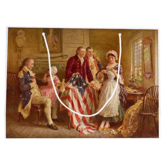 Betsy Ross, 1777 (Amerikaanse geschiedenis) (Veren Groot Cadeauzakje (Achterkant)