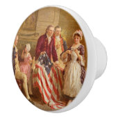 Betsy Ross, 1777 (Amerikaanse geschiedenis) (Veren Keramische Knop (Rechts)