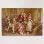 Betsy Ross, 1777 (Amerikaanse geschiedenis) (Veren Legpuzzel (Horizontaal)
