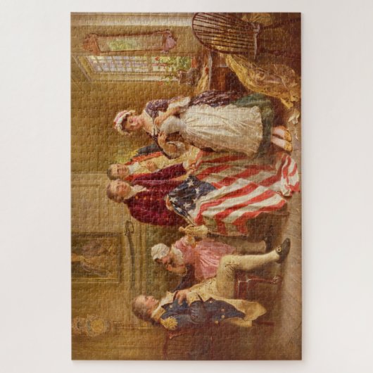 Betsy Ross, 1777 (Amerikaanse geschiedenis) (Veren Legpuzzel (Verticaal)