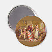 Betsy Ross, 1777 (Amerikaanse geschiedenis) (Veren Magneet (Voorkant / Achterkant)