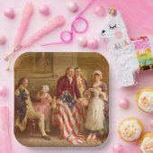 Betsy Ross, 1777 (Amerikaanse geschiedenis) (Veren Papieren Bordje (Feest)