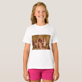 Betsy Ross, 1777 (Amerikaanse geschiedenis) (Veren T-shirt (Voorkant volledig)
