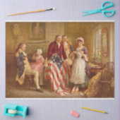 Betsy Ross, 1777 (Amerikaanse geschiedenis) (Veren Tissuepapier (Craft)