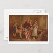 Betsy Ross, 1777, JLG Ferris, c1930 Briefkaart (Voorkant / Achterkant)