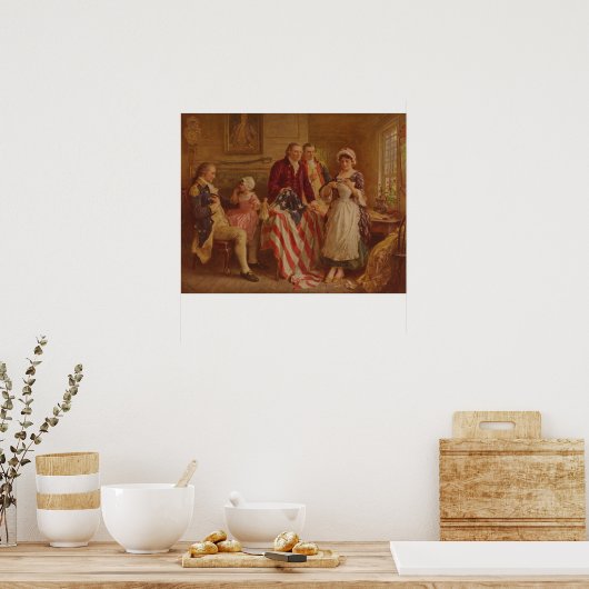 Betsy Ross, 1777, JLG Ferris, c1930 Poster (Keuken)