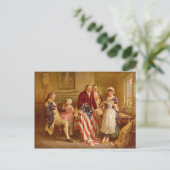Betsy Ross 1777 van Jean Leon Gerome Ferris Briefkaart (Staand voorkant)