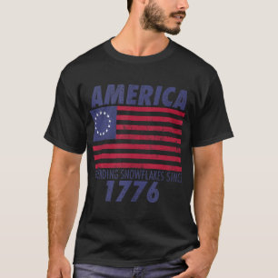 Betsy Ross 4 juli Amerikaanse vlag 1776 T-shirt