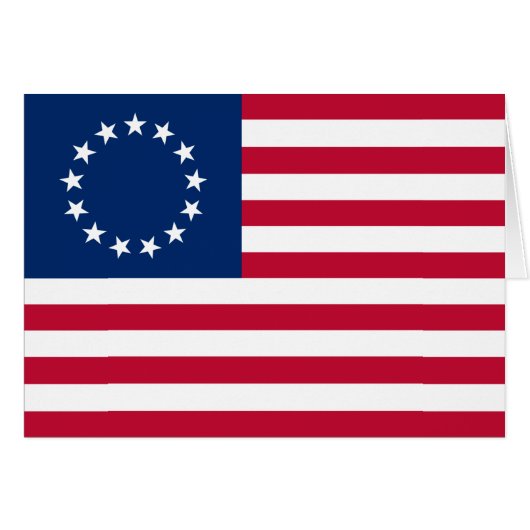 Betsy Ross American Flag (Voorkant Horizontaal)