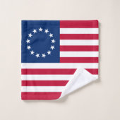 Betsy Ross American Flag Bad Handdoek (Wasdoekje)