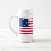 Betsy Ross American Flag Bierpul (Links)