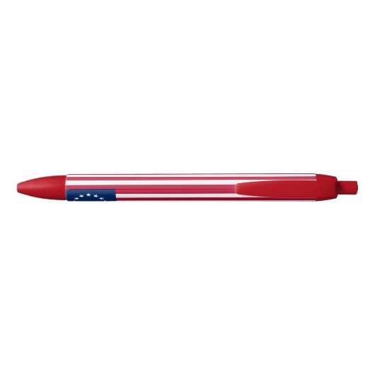 Betsy Ross American Flag Blauwe Inkt Pen (Achterkant)