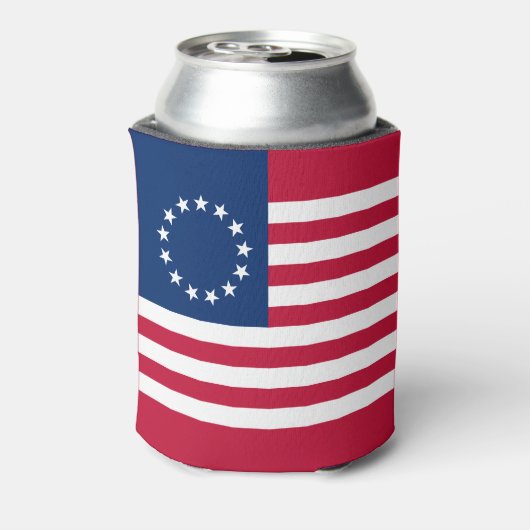 Betsy Ross American Flag Blikjeskoeler (Blikje Achterkant)