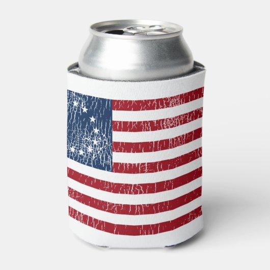 Betsy Ross American Flag  Blikjeskoeler (Blikje Voorkant)