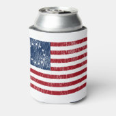 Betsy Ross American Flag  Blikjeskoeler (Blikje Achterkant)