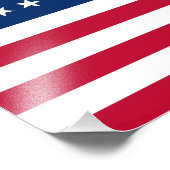 Betsy Ross American Flag Foto Afdruk (Hoek)