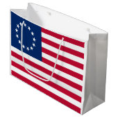 Betsy Ross American Flag Groot Cadeauzakje (Voorkant Gekanteld)