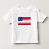 Betsy Ross American Flag Kinder Shirts (Voorkant)