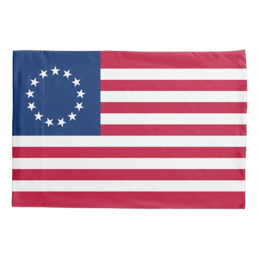 Betsy Ross American Flag Kussensloop (Achterkant)