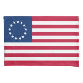 Betsy Ross American Flag Kussensloop (Voorkant)