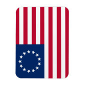Betsy Ross American Flag Magneet (Verticaal)