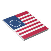 Betsy Ross American Flag Notitieblok (Schuin)