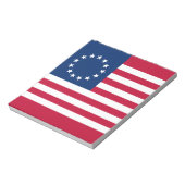 Betsy Ross American Flag Notitieblok (Linkerzijde)