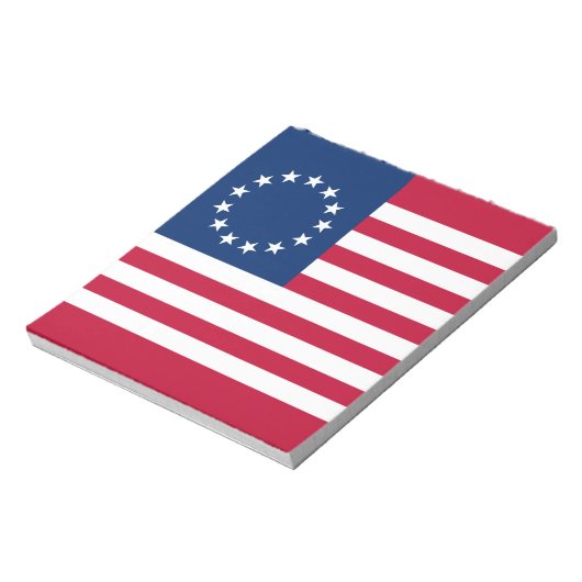 Betsy Ross American Flag Notitieblok (Linkerzijde)