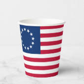 Betsy Ross American Flag Papieren Bekers (Voorkant)