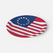 Betsy Ross American Flag Papieren Bordje (Gekanteld)