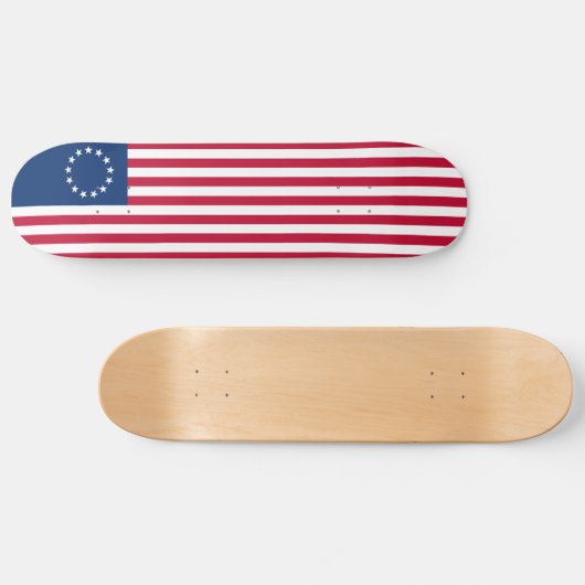 Betsy Ross American Flag Persoonlijk Skateboard (Horizontaal)