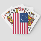 Betsy Ross American Flag Pokerkaarten (Achterkant)