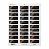  Betsy Ross American Flag Return Etiket (Full Sheet)