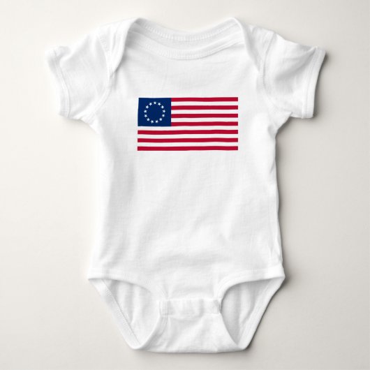 Betsy Ross American Flag Romper (Voorkant)