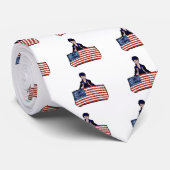 Betsy ross american flag stropdas (Opgerold)