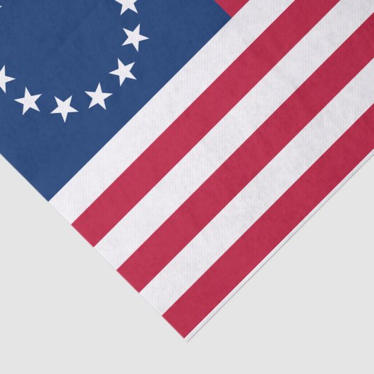 Betsy Ross American Flag Tissuepapier (Detail)
