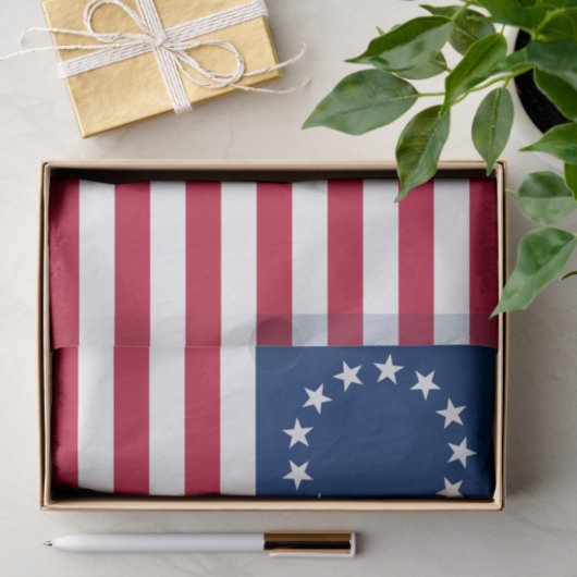 Betsy Ross American Flag Tissuepapier (Geschenk)